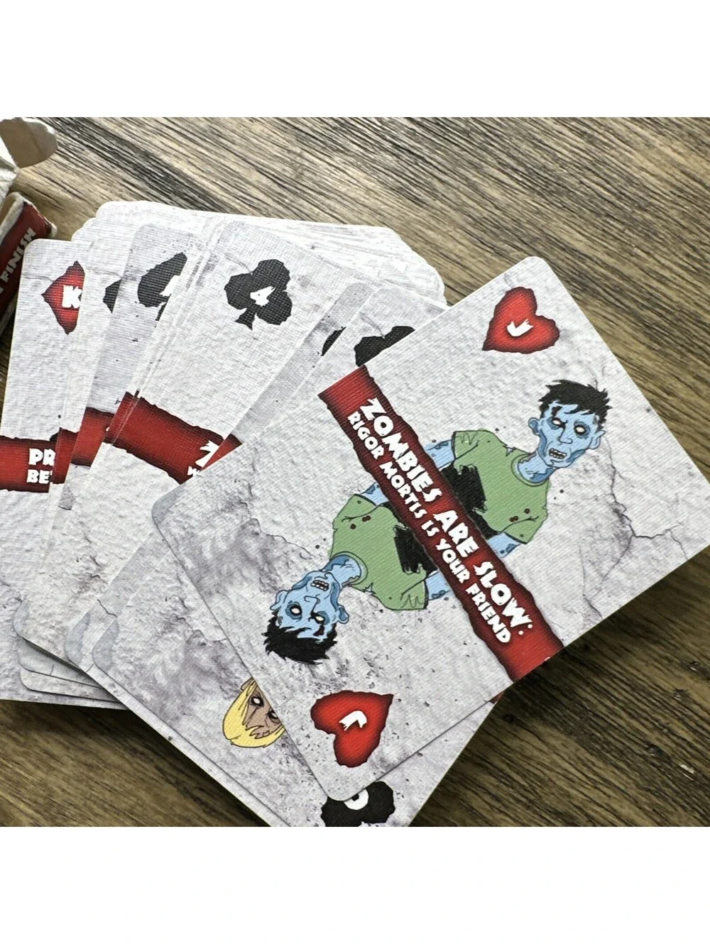 Bicycle  ZOMBIE Playing Cards - Made in the U.S.A. - Scare cushion Finish